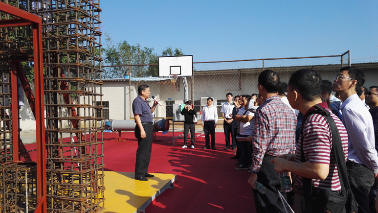 广州市人防工程监理业务培训班到我司进行现场教学